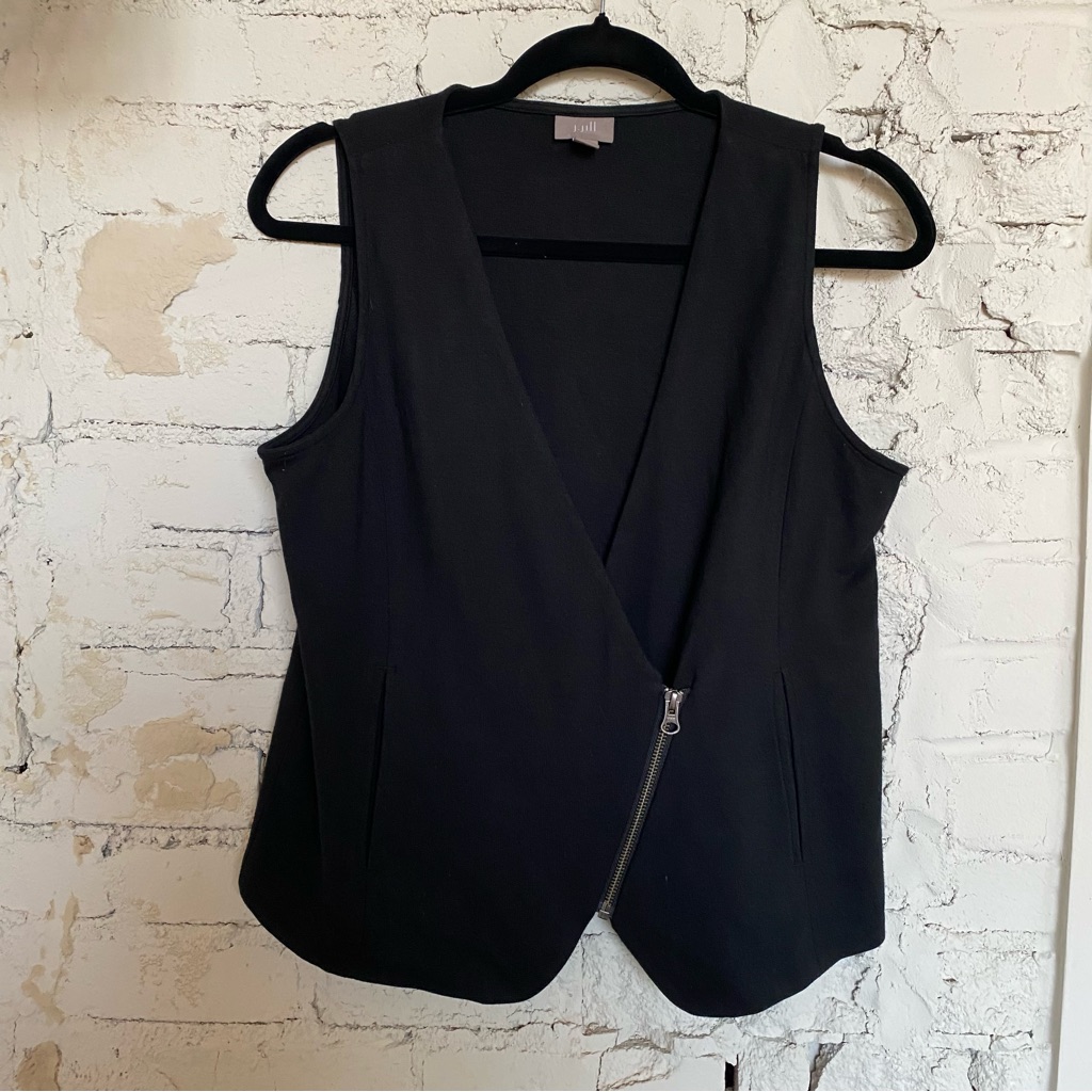J.Jill Stretch Asymmetric Vest